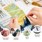 6PCS Cross Stitch Bookmark Kit for Adult Beginners Landscape Cross Stitch Kits DIY Crossstitch Kits Adult Stamped Bookmark Embroidery Bookmarks Kit with Instructions 8''x2.4'' 11CT